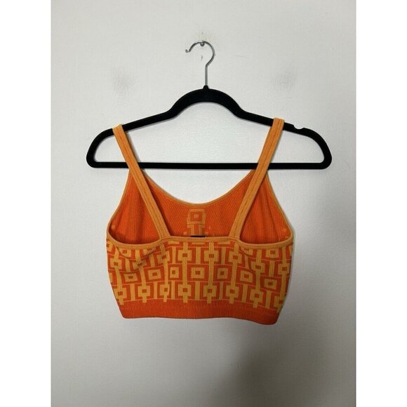Zara Women's Limitless Contour Collection Orange Seamless Crop Top Size M-L - Picture 4 of 9